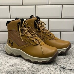 Under Armour Kids Stellar G2 6‎ Inch Boots Tan Youth Size 7Y Waterproof